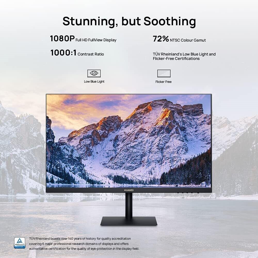 Huawei AD80HW 23.8 inch IPS LCD Monitor Ultra-Slim Bezels Black NO STAND UNS - Smart Clear Vision