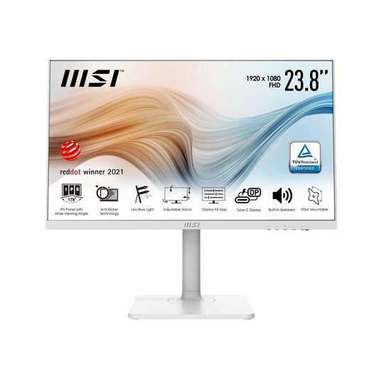 MSI Modern MD241PW 23.8 Inch Monitor Full HD 75Hz, IPS, 5ms NO STAND - Smart Clear Vision