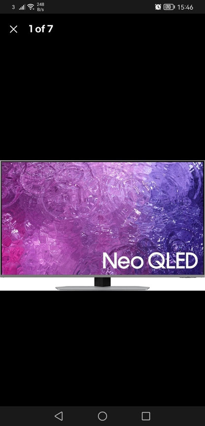 SAMSUNG 43 Inch QE43QN70HAU Neo QLED 4K UHD Tizen TV No Stand GRADE B-1