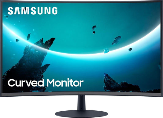 Samsung T55 Curved Monitor, 32 Inch, 1000R, 75hz, 4ms, 1080p, U, NO STAND - Smart Clear Vision