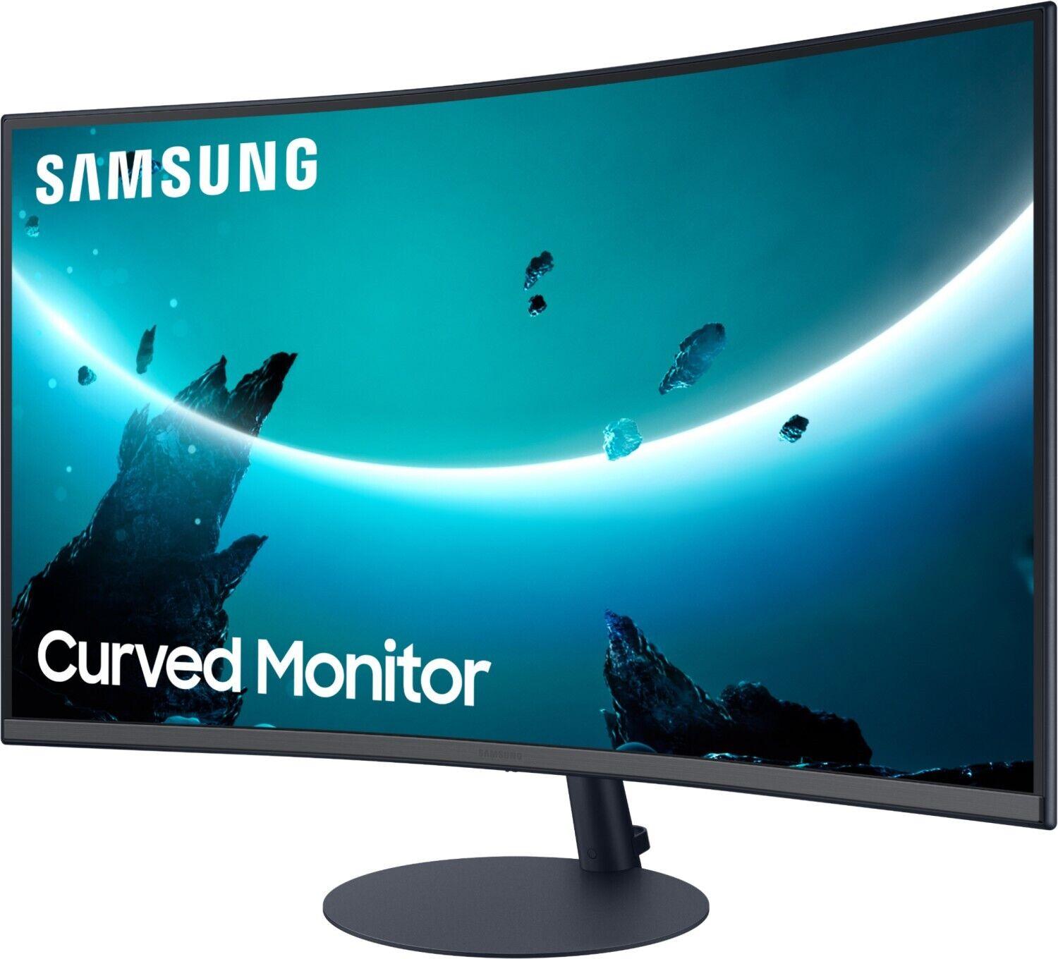Samsung T55 Curved Monitor, 32 Inch, 1000R, 75hz, 4ms, 1080p, U, NO STAND - Smart Clear Vision