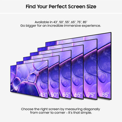 Samsung 43 Inch UE43U8000FKXXU LED 4K Ultra HD Tizen Smart TV UK Grade A