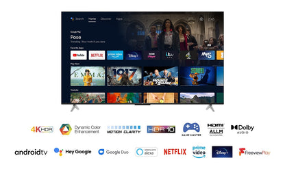 TCL 55 Inch 55P638K LED 4K UHD Android TV UK Delivery No Stand GRADE BNS