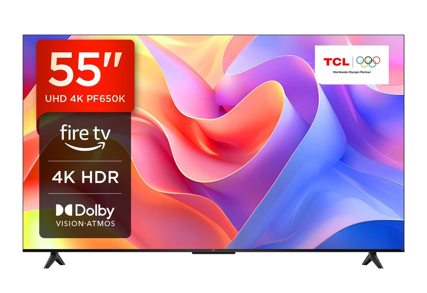 TCL 55 Inch 55PF650K LED 4K UHD Fire OS TV UK Delivery GRADE A