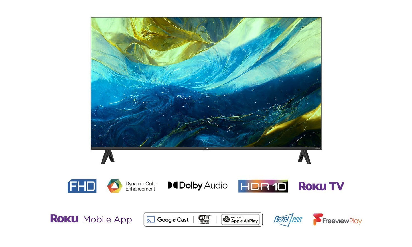 TCL 40 Inch 40RS550K LED 2160p (4K) Roku OS TV UK Delivery No Stand GRADE C-1