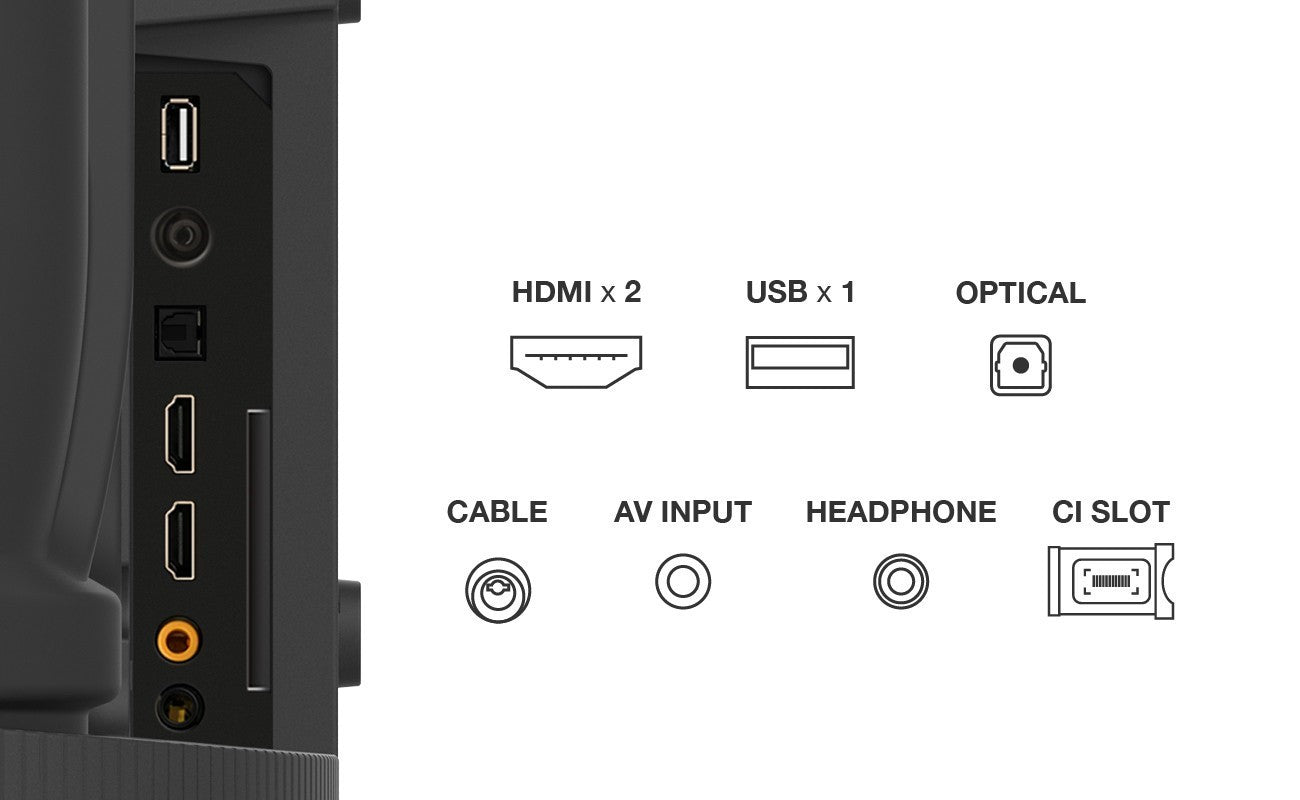 TCL 40 Inch 40RS550K LED 2160p (4K) Roku OS TV UK Delivery No Stand GRADE C-1