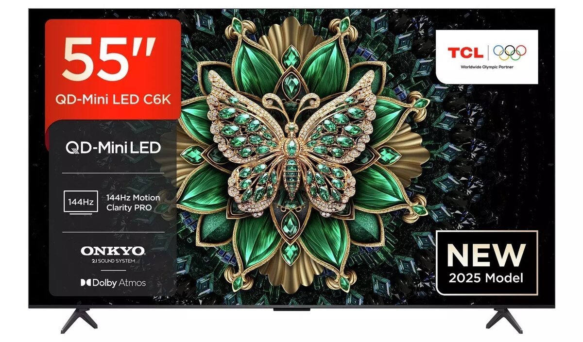 TCL 55 Inch 55C6K Mini LED 2160p (4K) TV UK Delivery No Stand GRADE A