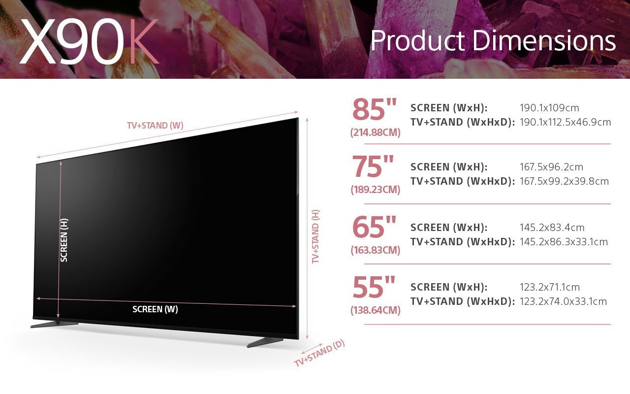 Sony 65 Inch XR-65X90K LCD 4K UHD Android TV UK Delivery No Stand GRADE CNS