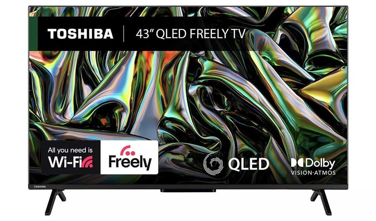 Toshiba 43 Inch 43QV2F63DB QLED 2160p (4K) TV UK Delivery GRADE B-1