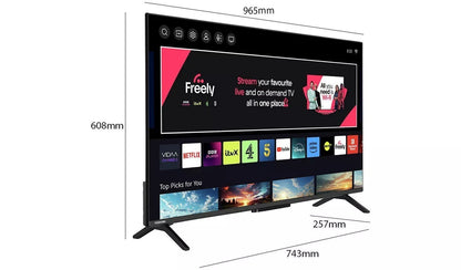 Toshiba 43 Inch 43QV2F63DB QLED 2160p (4K) TV UK Delivery GRADE B-1