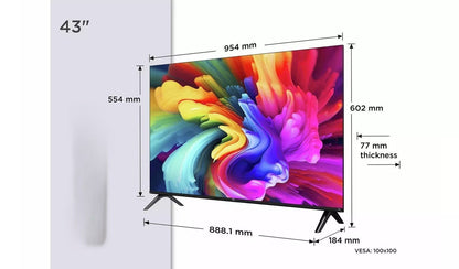 TCL 43 Inch 43SF560 QLED FHD Fire TV UK Delivery GRADE A