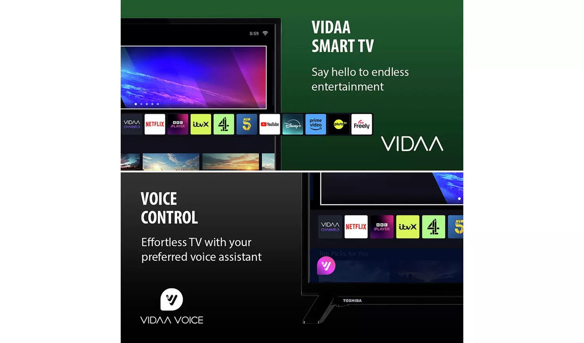 Toshiba 24 Inch 24WV2553DB DLED HD VIDAA TV UK Delivery No Stand GRADE A