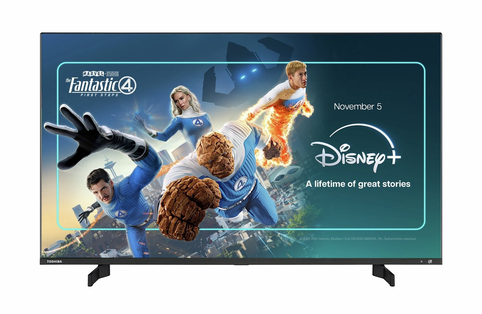 TOSHIBA 43 Inch 43QF5D53DB QLED 4K UHD FIRE TV UK Delivery No Stand GRADE A
