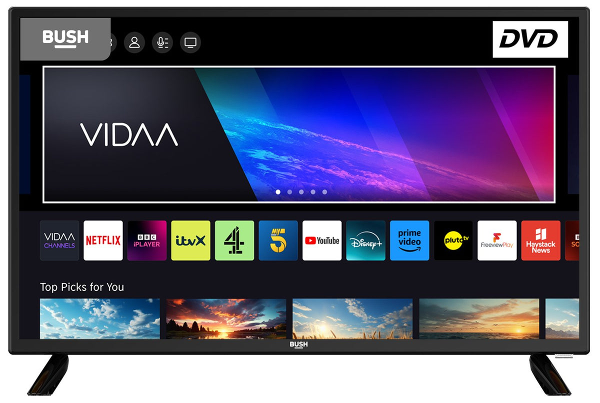 BUSH 24 Inch H236V6D LCD HD VIDAA TV UK Delivery No Stand GRADE A