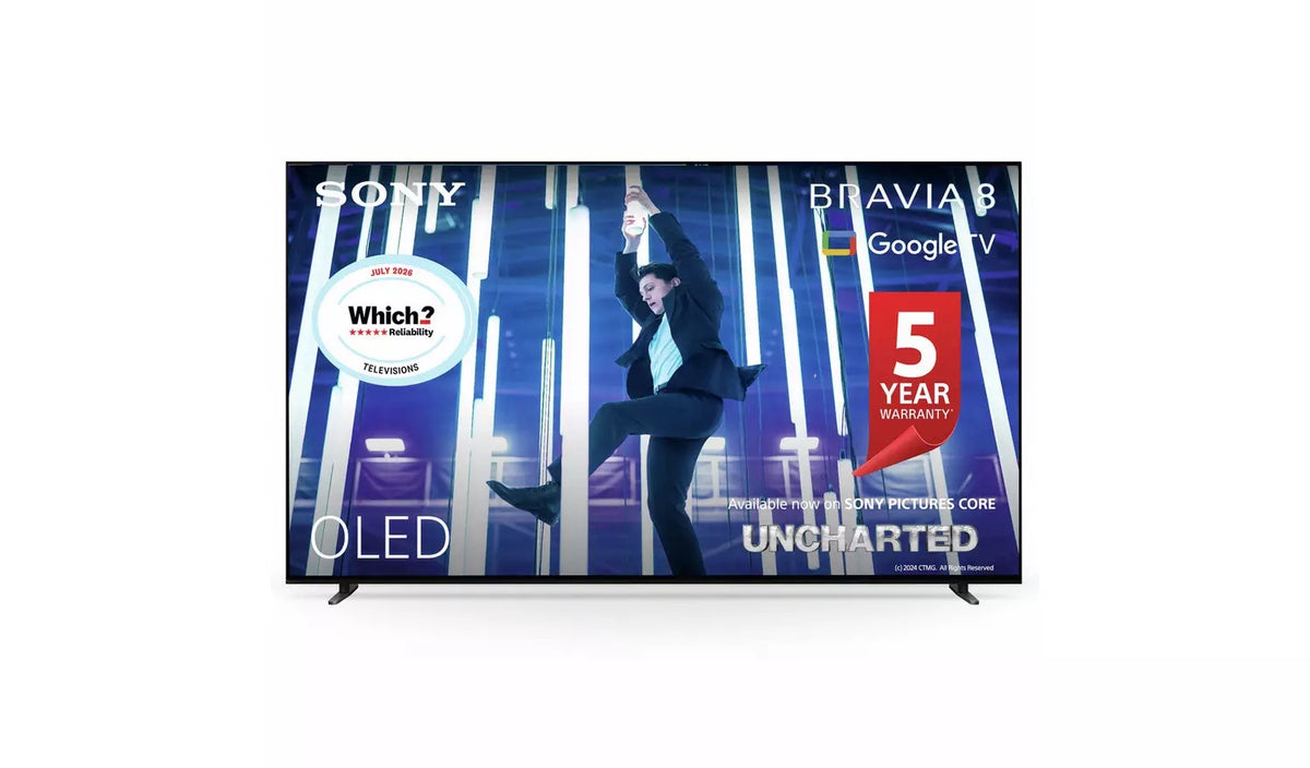 Sony 55 Inch K55XR80 BRAVIA 8 Smart 4K HDR OLED Freeview TV UK Delivery No Stand GRADE B-1