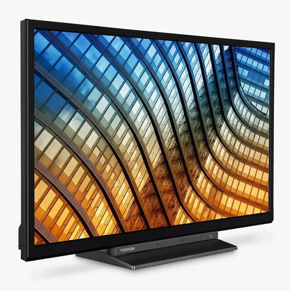 Toshiba 24 Inch 24WK3C63DB Smart HD Ready LED Freeview TV - Smart Clear Vision