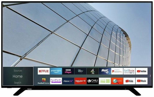 Toshiba 50UL2163DBC 50" 4K Ultra HD LED Smart TV Collection Only U - Smart Clear Vision